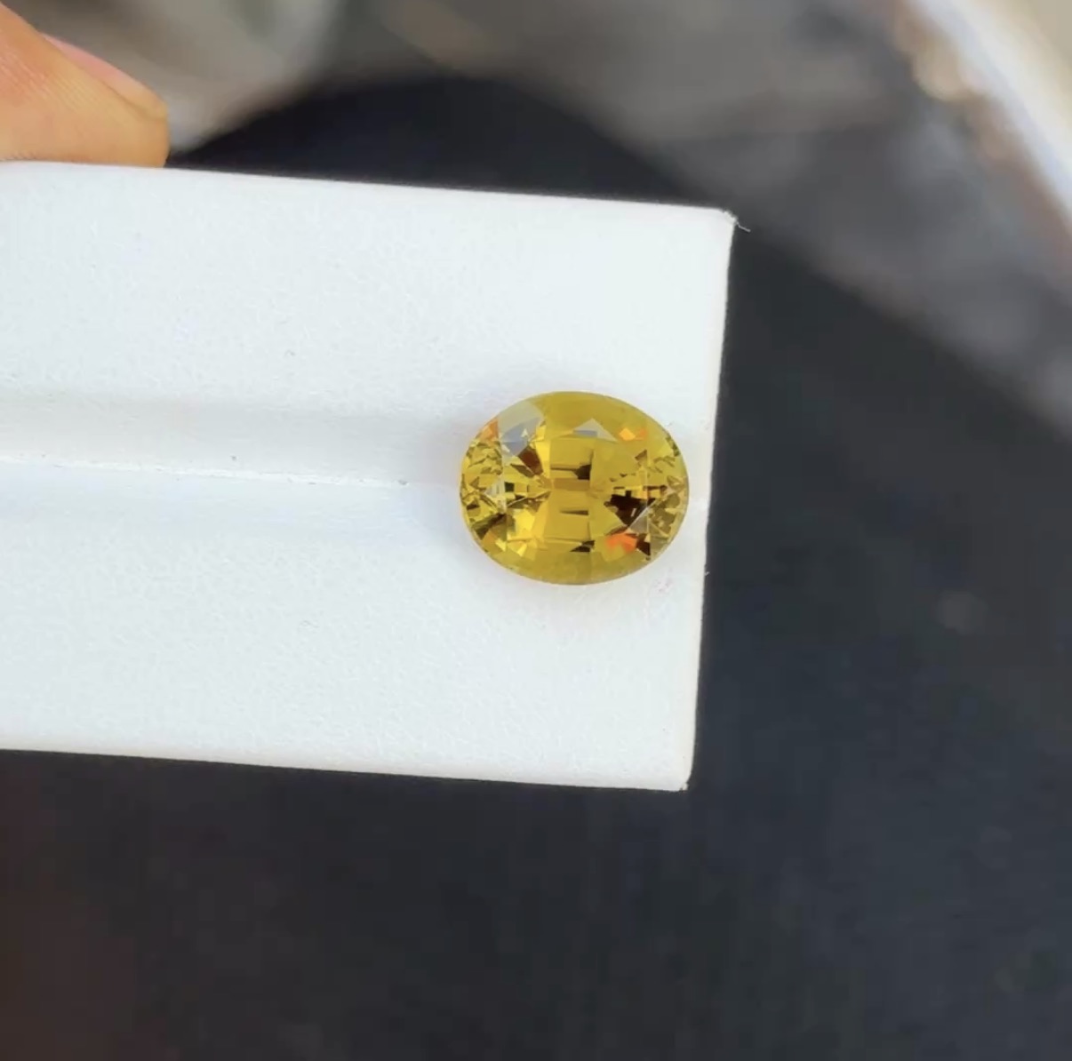 Natural Golden Tourmaline oval - Image 4