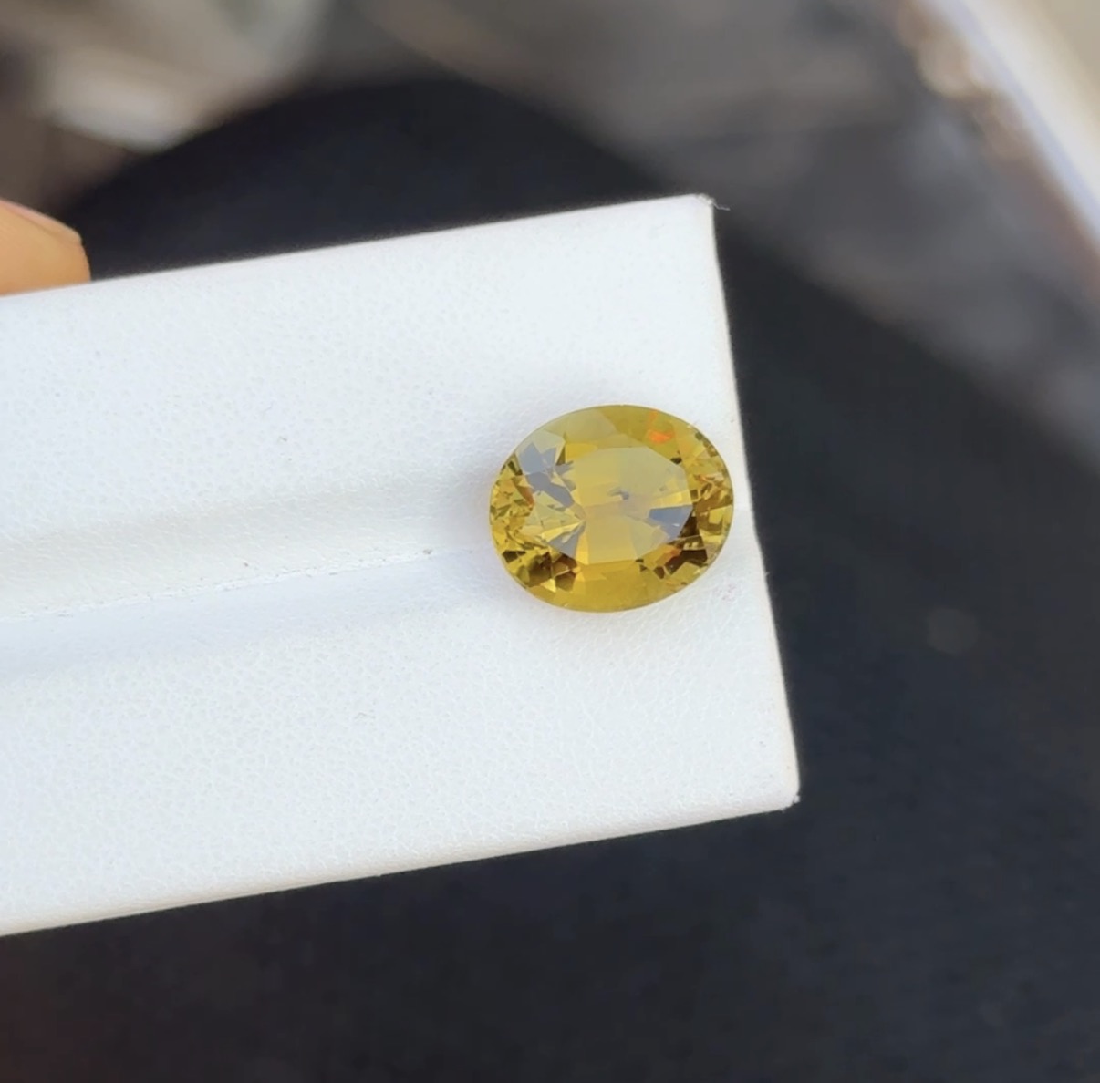 Natural Golden Tourmaline oval - Image 3