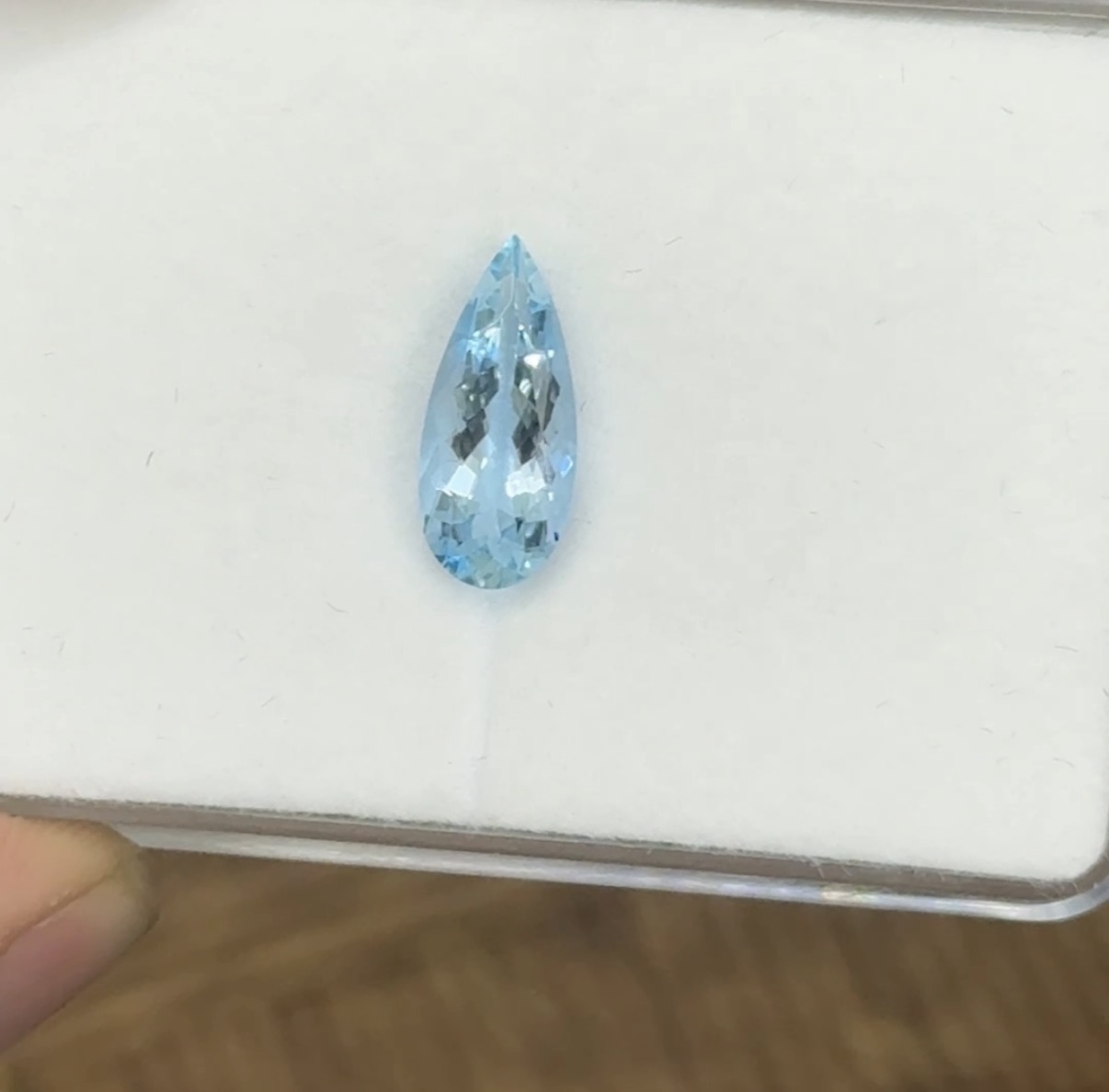 Natural Aquamarine pear - Image 2