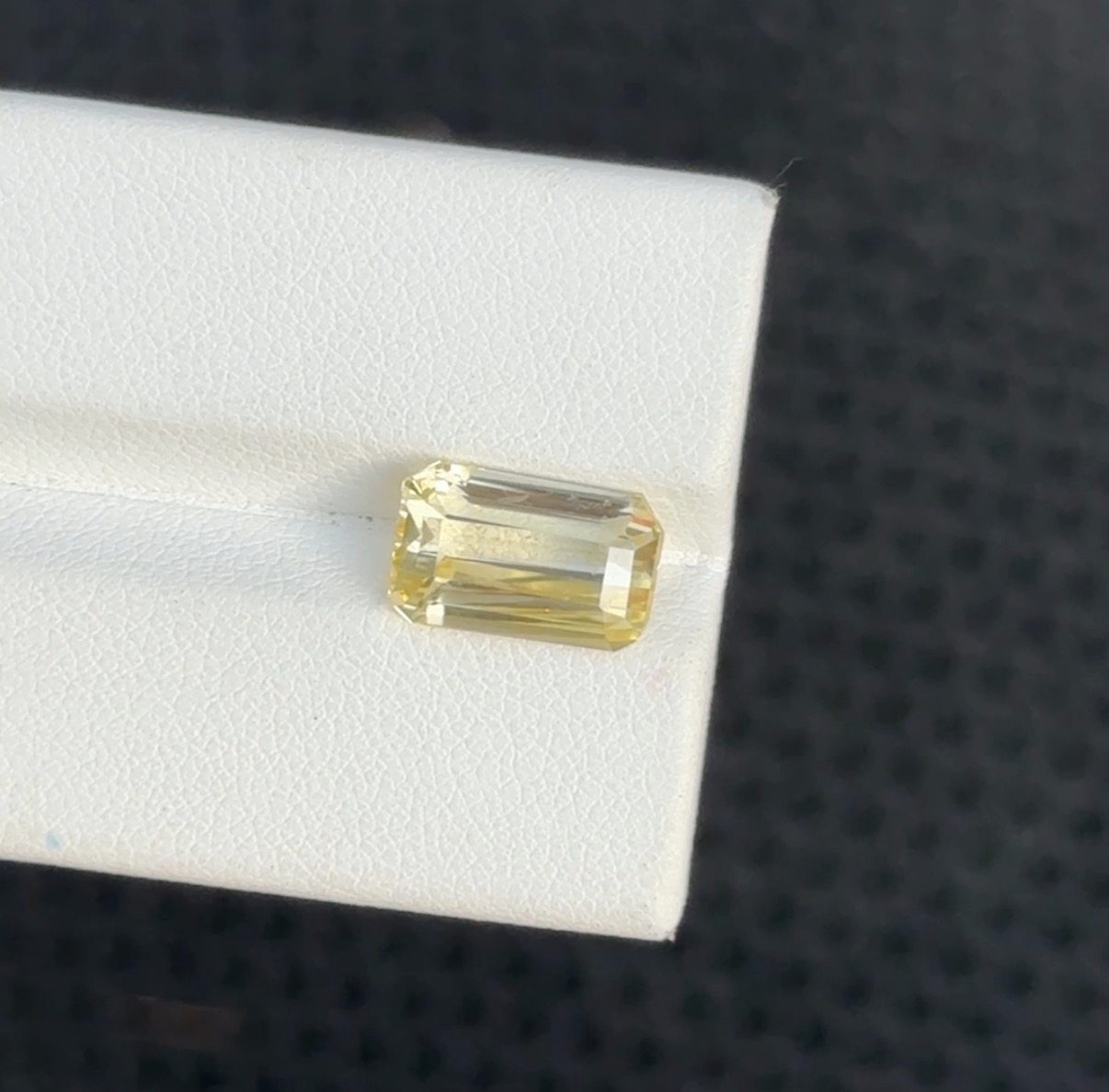 Natural No Heat Yellow Sapphire Octagon - Image 2