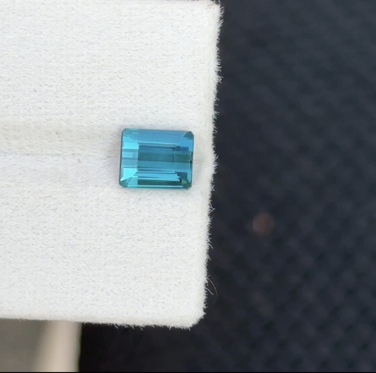 Natural Indicolite Tourmaline octagon - Image 4