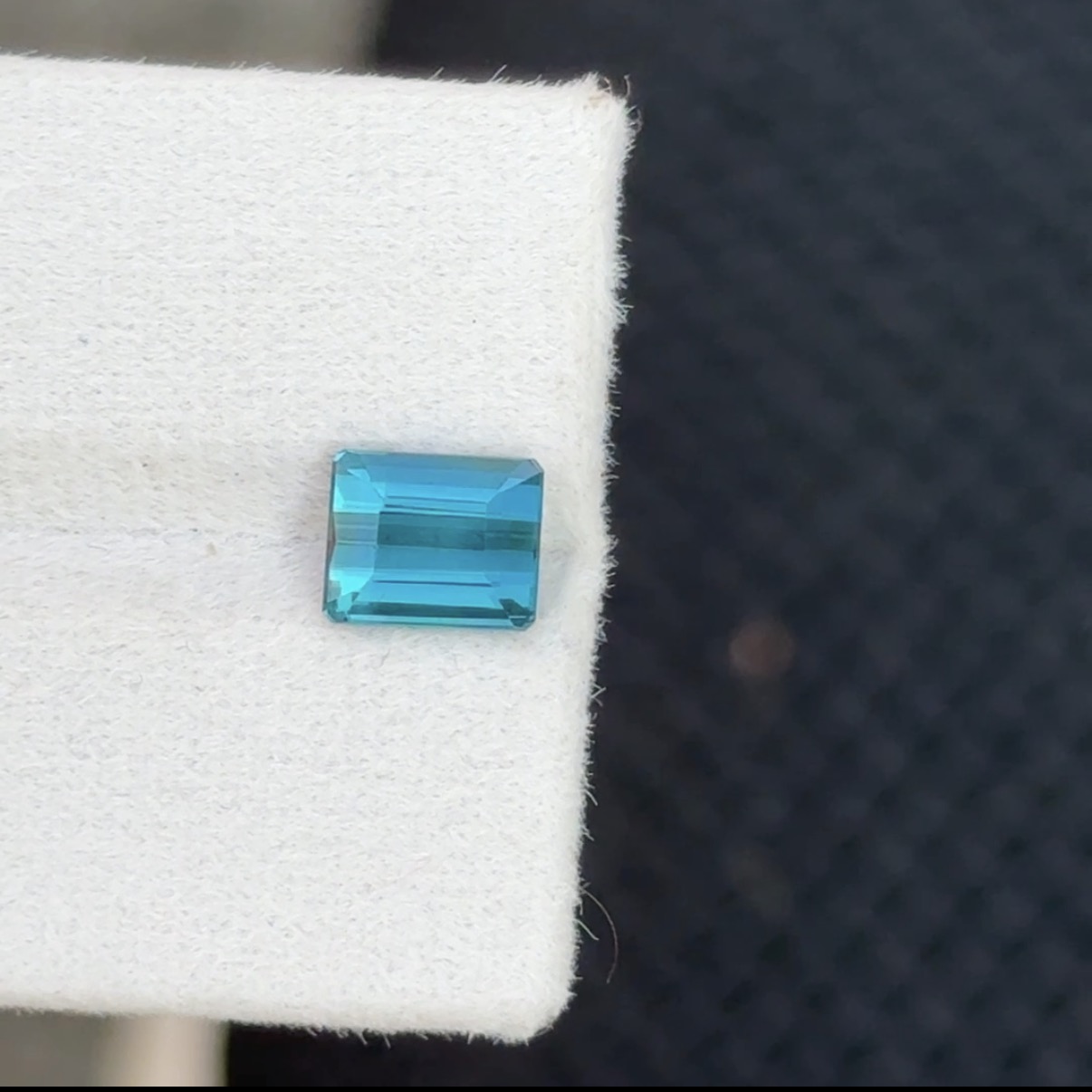 Natural Indicolite Tourmaline octagon - Image 3