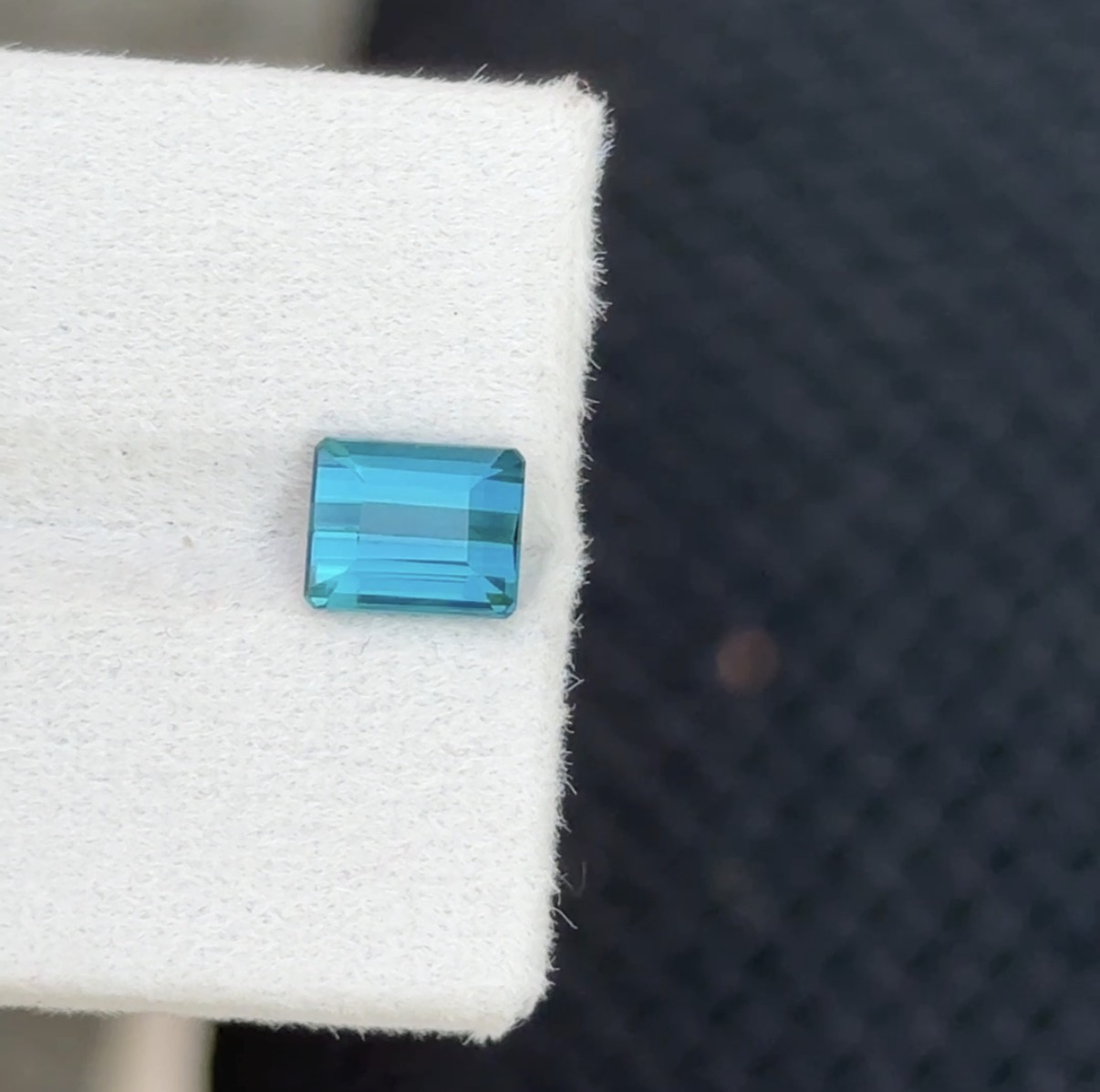 Natural Indicolite Tourmaline octagon