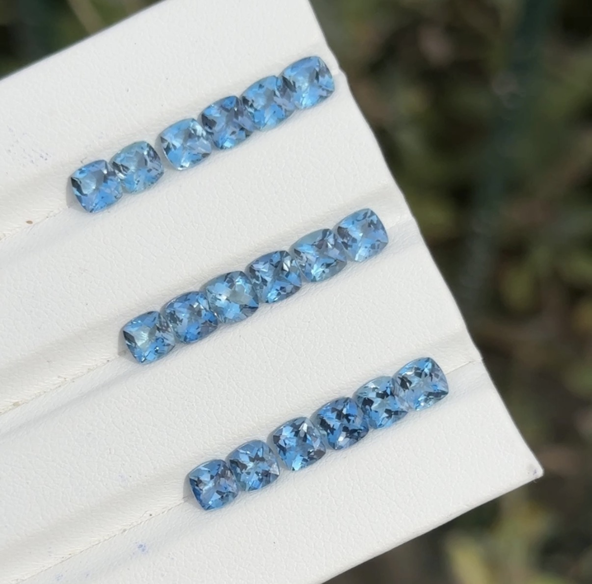 natural santa-maria aquamarine 5x5mm